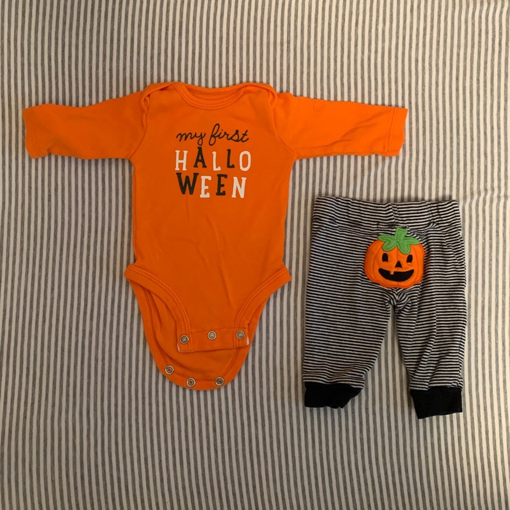 Newborn Halloween Onesie Set